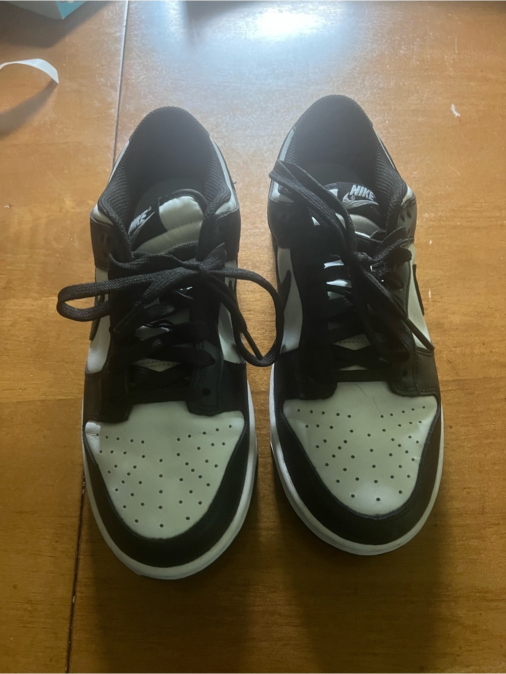 Nike Black and White Low-Top Sneakers